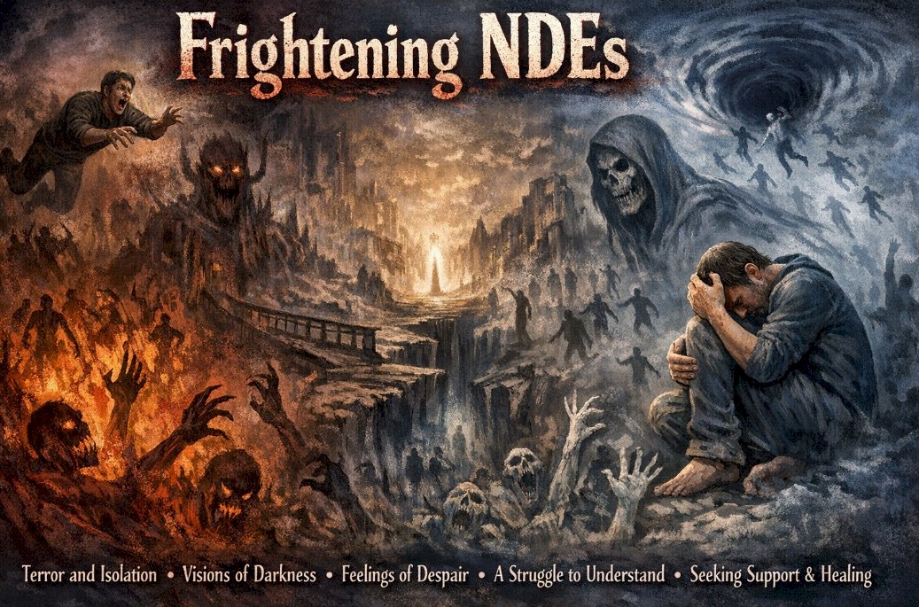 Solving the Riddle of Frightening NDEs