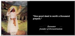 Zoroaster on prayer